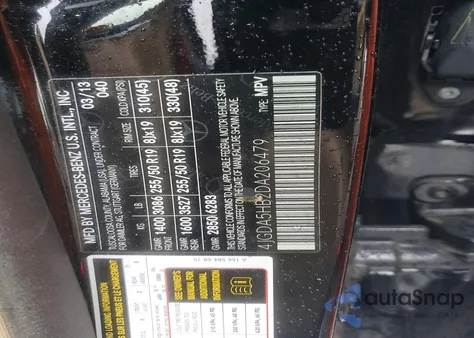 2013 Mercedes-Benz Ml 350 4Matic z USA, uszkodzony, nr VIN 4JGDA5HB2DA206479